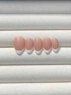 Classic French Tip handmade press-on nails