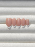 Classic French Tip handmade press-on nails