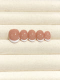 Classic French Tip handmade press-on nails