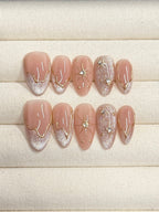Starry Tips handmade press-on nails