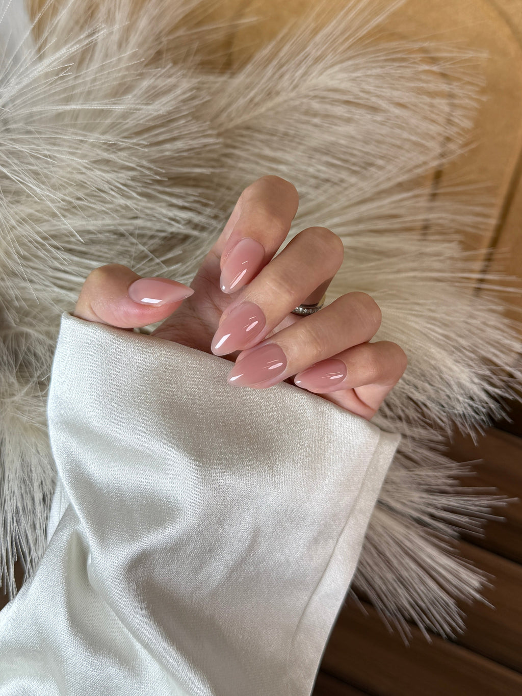 Warm Blush - BIAB handmade press-on nails