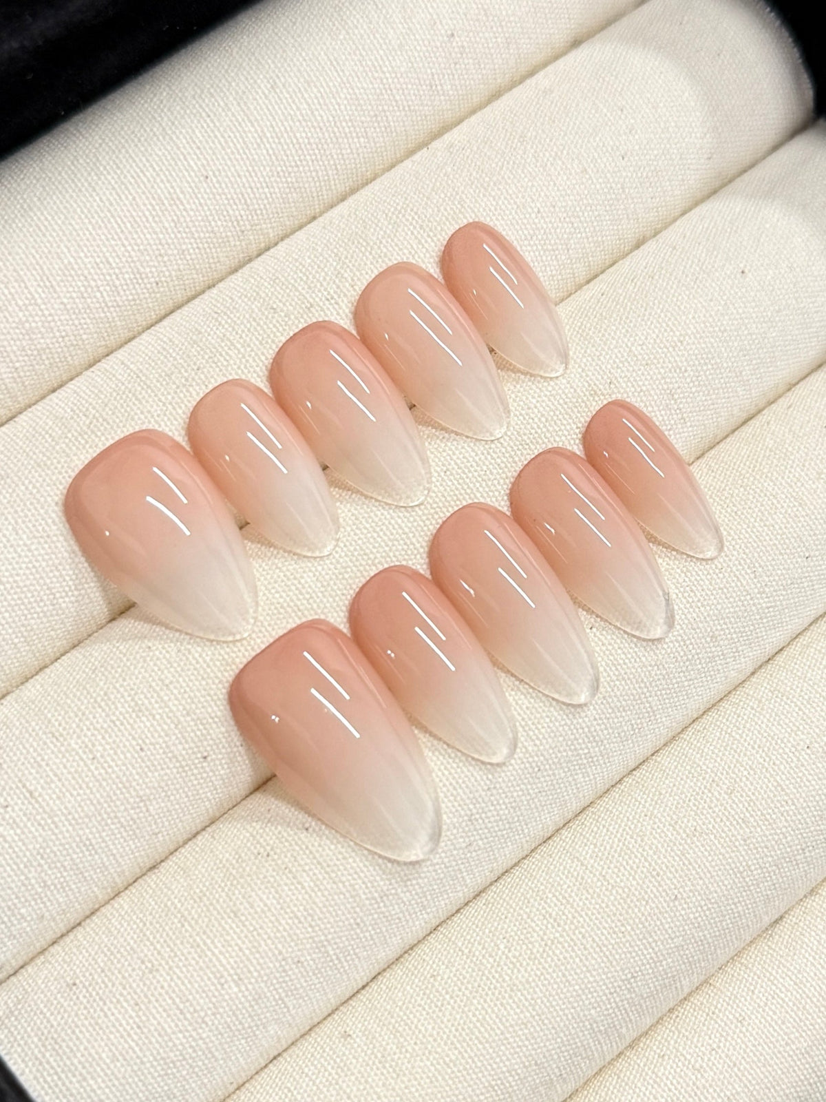 Barely There handmade press-on nails